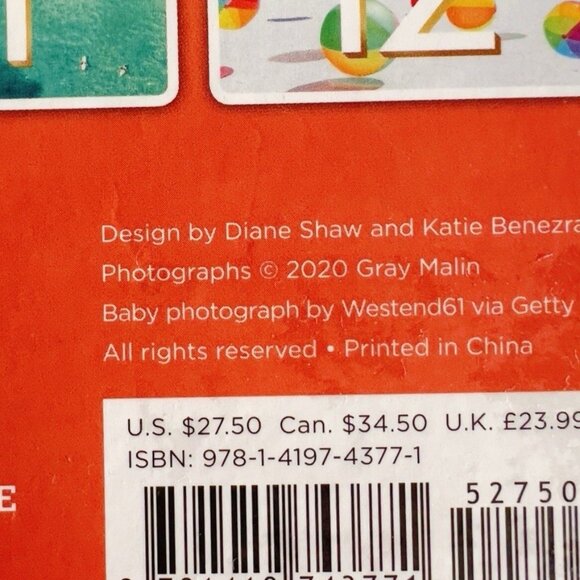 Gray Malin Baby Album 12 Photo Prop Cards Boxed Set Baby's 1st Year Shower Gift - Picture 4 of 5